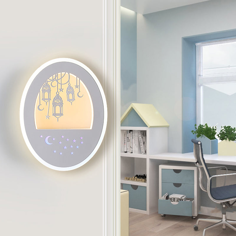 Skørter | Living Room Restaurant Wall Lamp Acrylic Nordic Style Sconce in White Finish