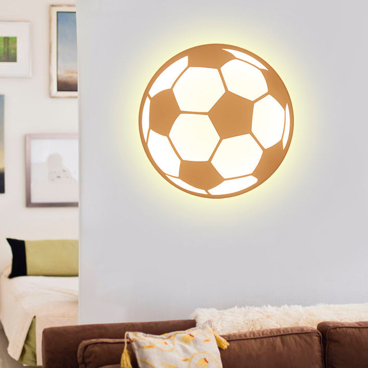 Skørter | Flat Cartoon-Shape Wall Lamp Modern Stylish Acrylic LED Wall Light in White for Stairs