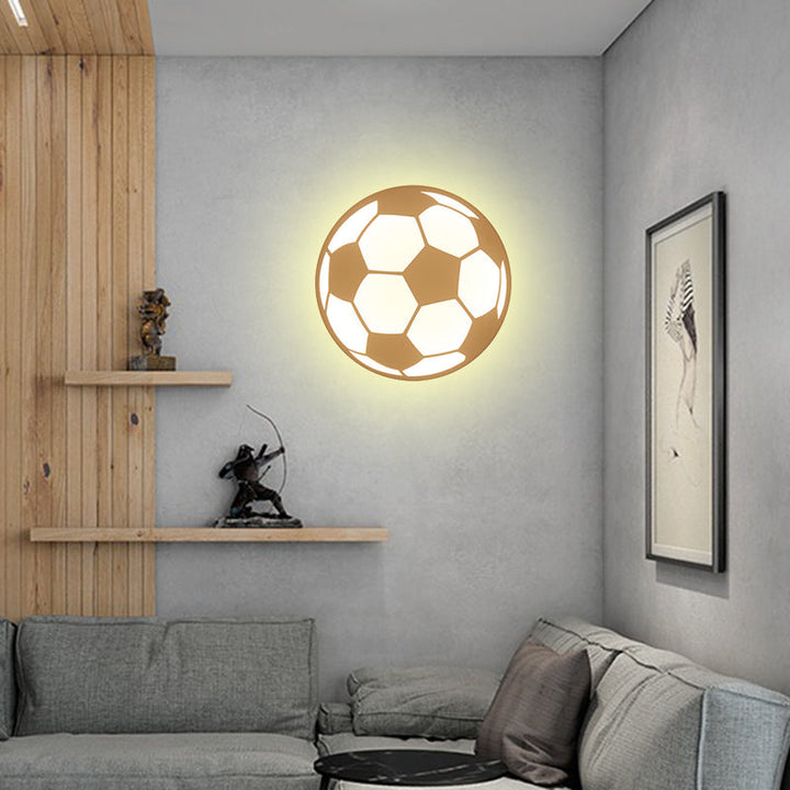 Skørter | Flat Cartoon-Shape Wall Lamp Modern Stylish Acrylic LED Wall Light in White for Stairs