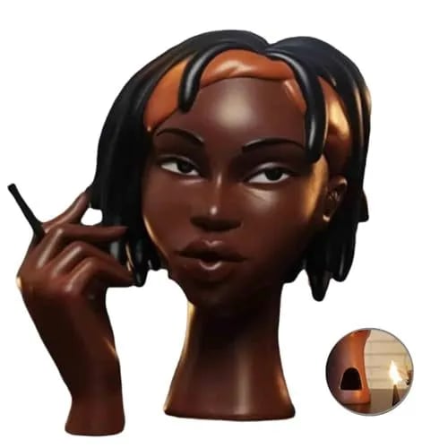 Lisslune | Head Incense Burner Black Woman