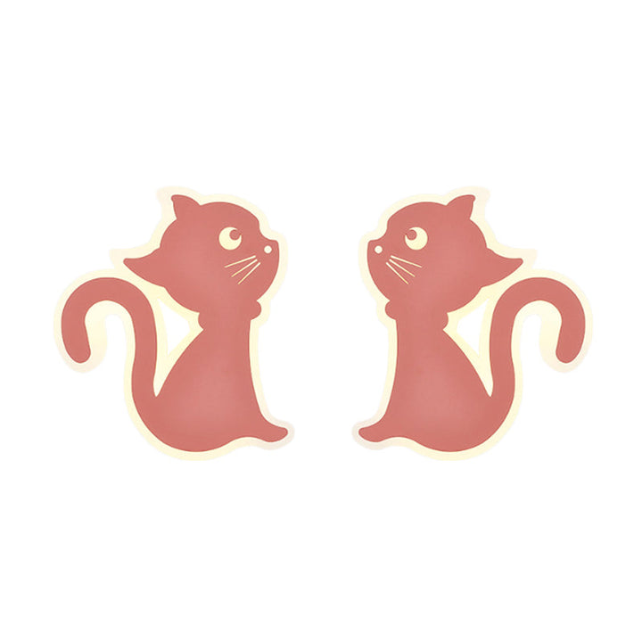 Skørter | Metal Slim Kitten Wall Lamp Animal Macaron Colorful Wall Lamp for Bedroom Kindergarten