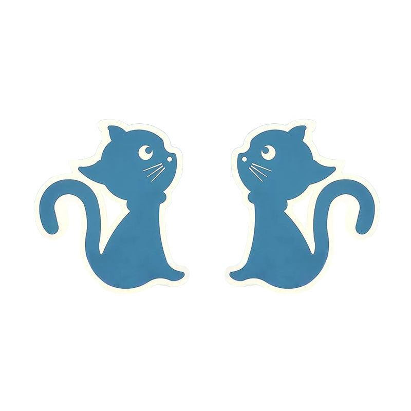 Skørter | Metal Slim Kitten Wall Lamp Animal Macaron Colorful Wall Lamp for Bedroom Kindergarten