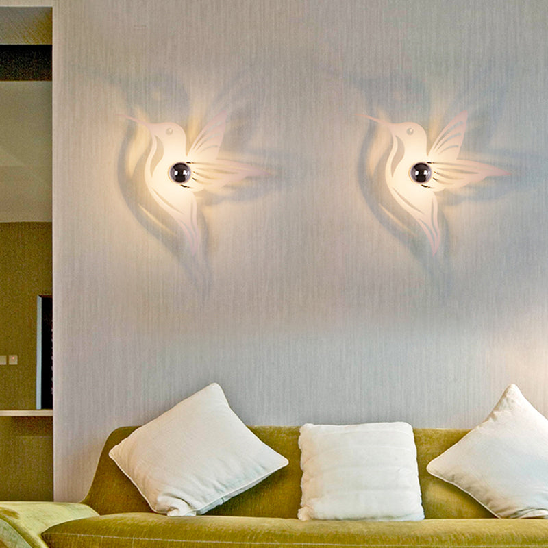 Skørter | Metal Cartoon Shape Wall Lamp One Light Modern Style Wall Lamp for Study Center