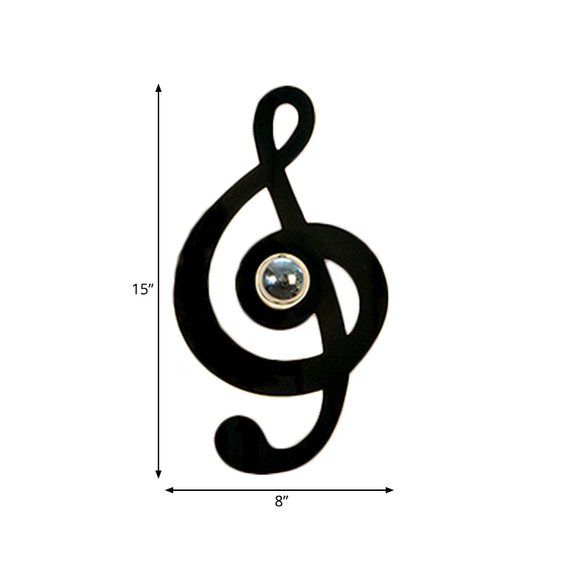 Skørter | Metal Cartoon Shape Wall Lamp One Light Modern Style Wall Lamp for Study Center