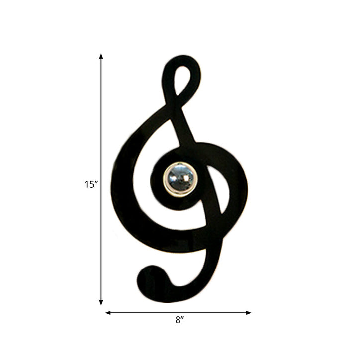 Skørter | Metal Cartoon Shape Wall Lamp One Light Modern Style Wall Lamp for Study Center