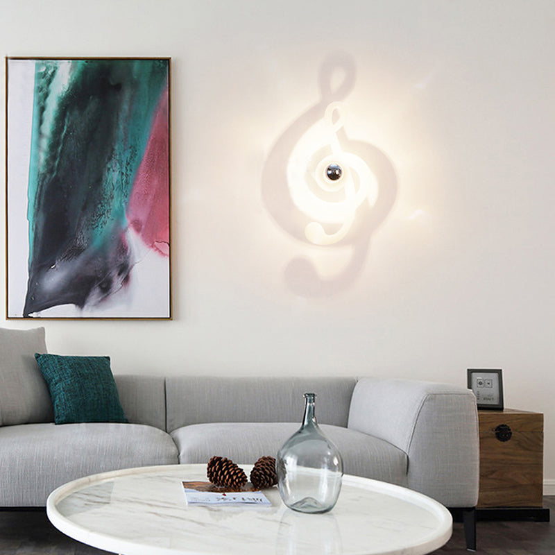 Skørter | Metal Cartoon Shape Wall Lamp One Light Modern Style Wall Lamp for Study Center