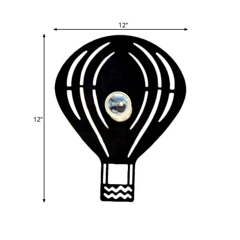 Skørter | Metal Cartoon Shape Wall Lamp One Light Modern Style Wall Lamp for Study Center