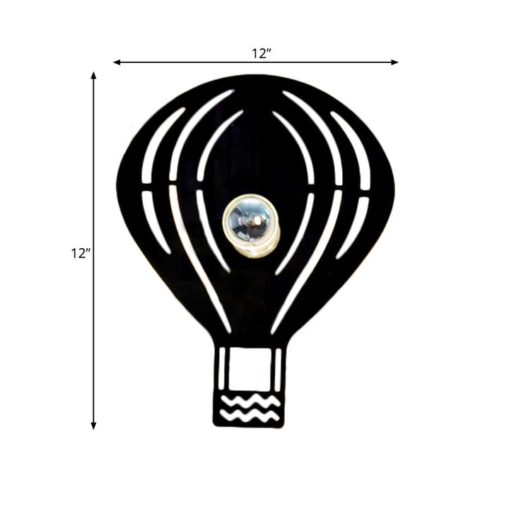 Skørter | Metal Cartoon Shape Wall Lamp One Light Modern Style Wall Lamp for Study Center