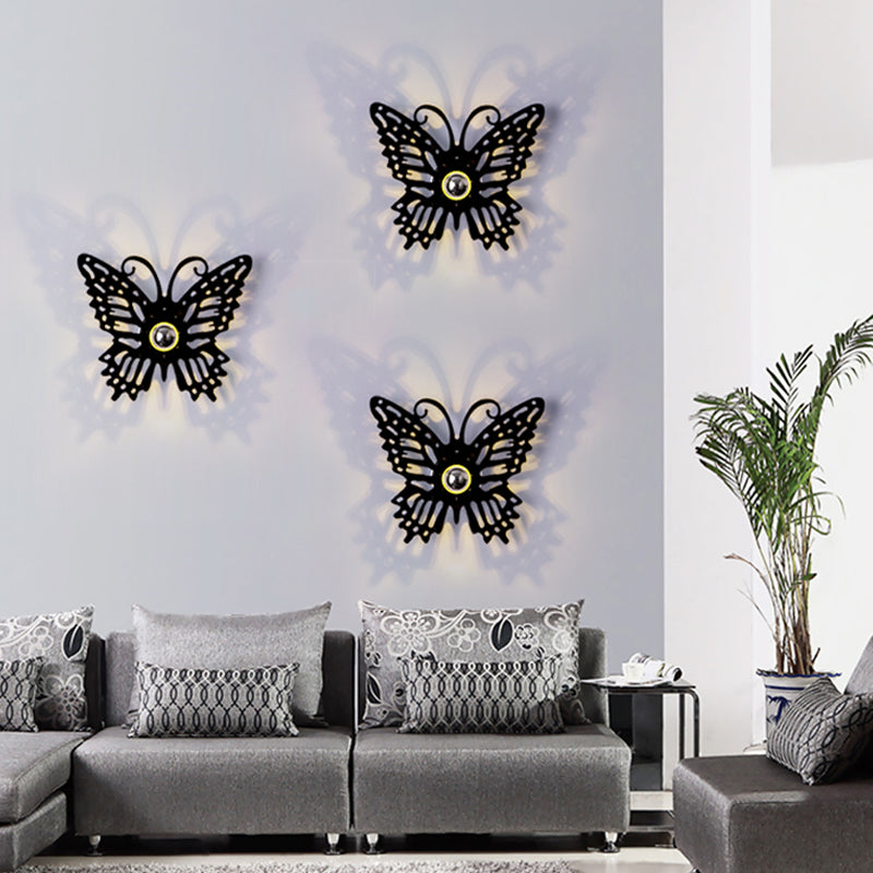 Skørter | Metal Cartoon Shape Wall Lamp One Light Modern Style Wall Lamp for Study Center