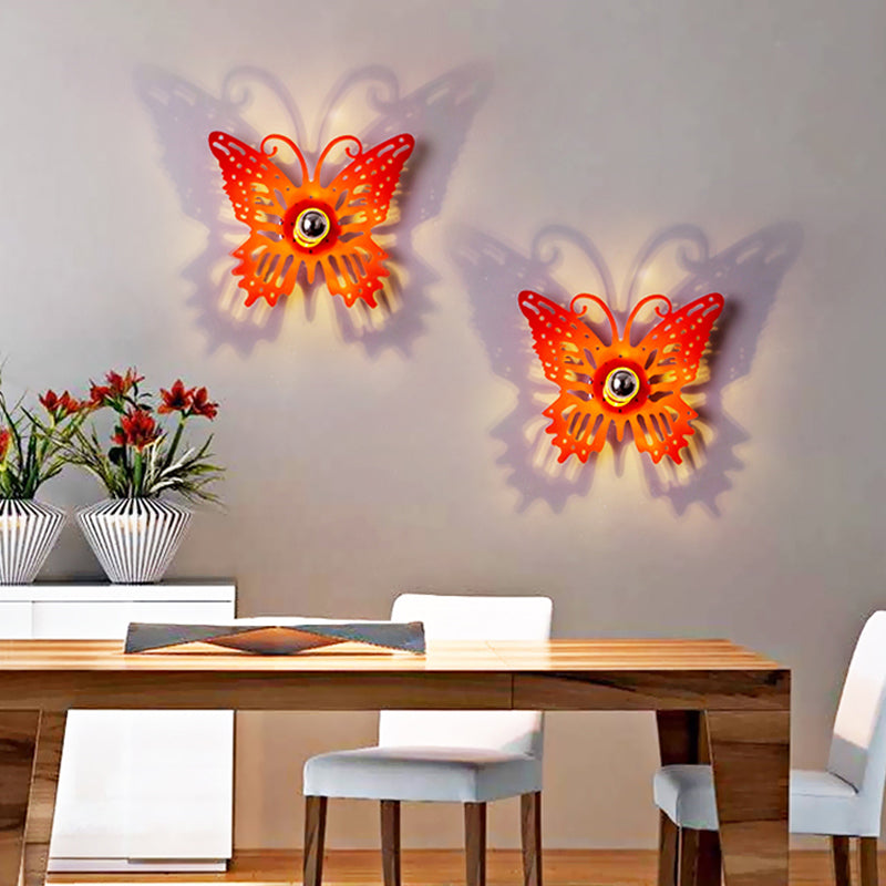 Skørter | Metal Cartoon Shape Wall Lamp One Light Modern Style Wall Lamp for Study Center