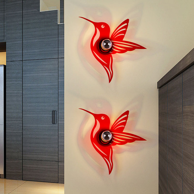 Skørter | Metal Cartoon Shape Wall Lamp One Light Modern Style Wall Lamp for Study Center