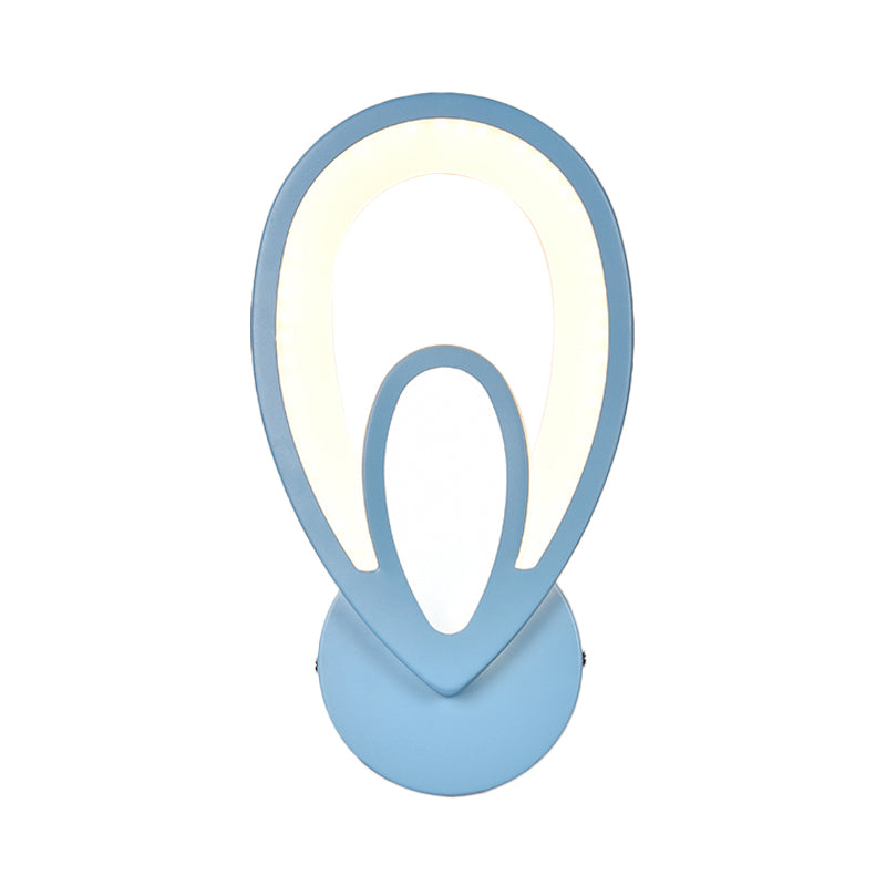 Skørter | Children's Room Stair Wall Light Acrylic Metal Cartoons Wall Lamp with Candy Color