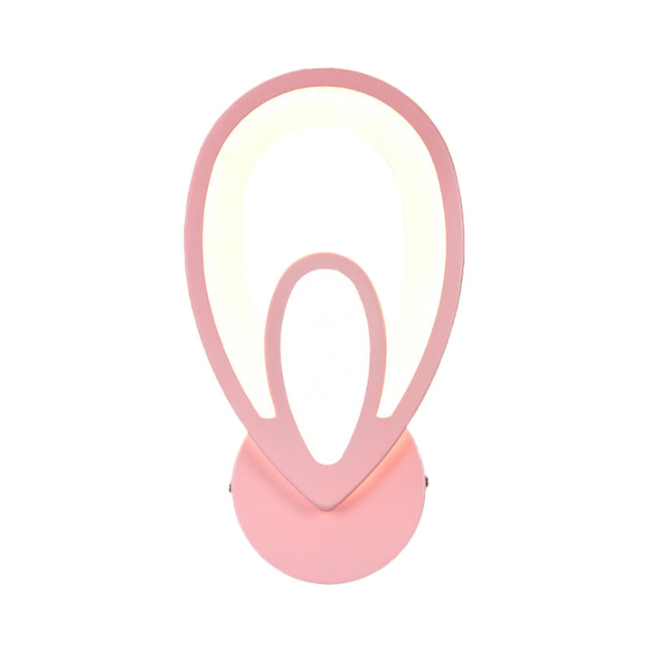 Skørter | Children's Room Stair Wall Light Acrylic Metal Cartoons Wall Lamp with Candy Color