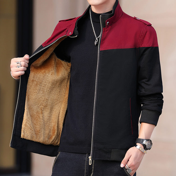 Men's Warm Transitional Jacket with Practical Inner Lining Lisslune