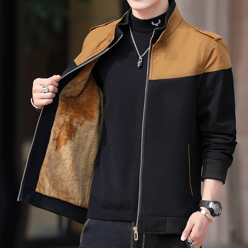 Men's Warm Transitional Jacket with Practical Inner Lining Lisslune