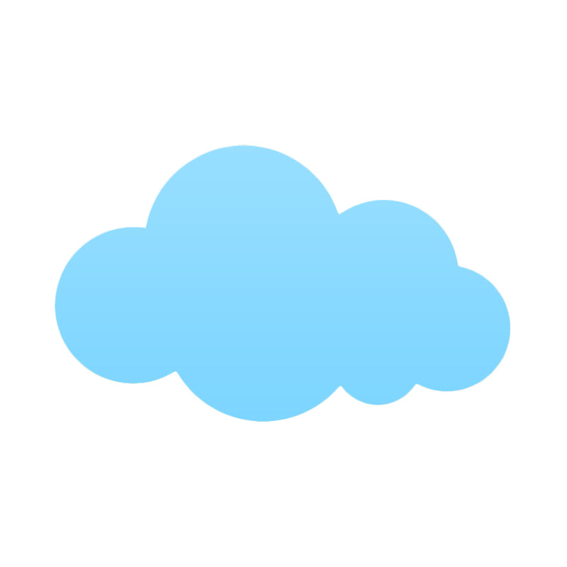 Skørter | Macaron Style Cloud Wall Light Metal Accent LED Wall Light for Children's Room
