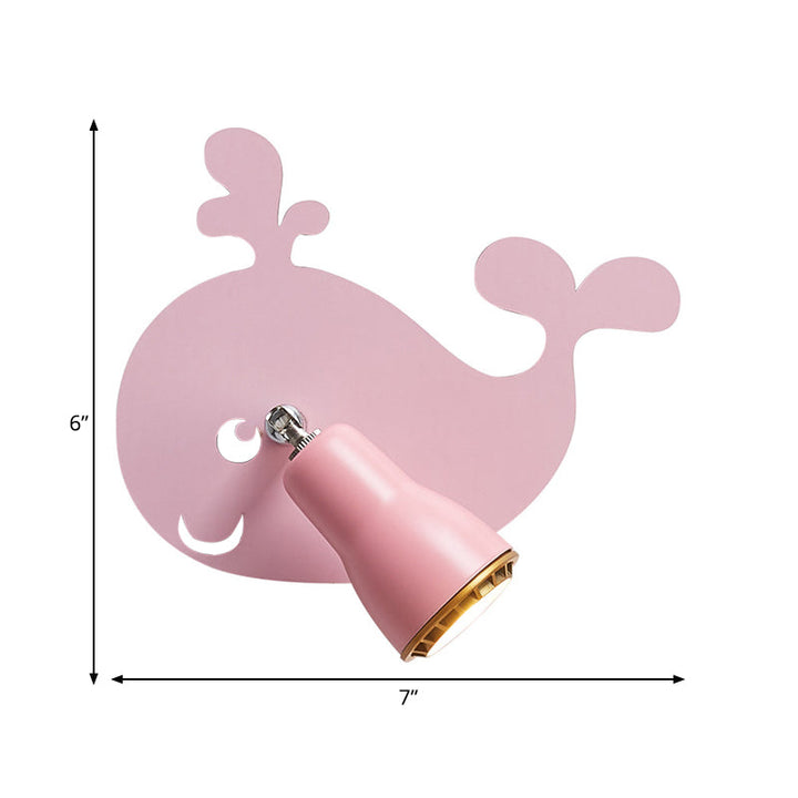Skørter | Nordic Horn Shape Wall Lamp 1 Head Metal LED Wall Light with Animal for Game Room