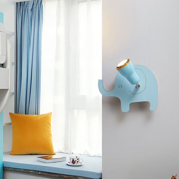 Skørter | Nordic Horn Shape Wall Lamp 1 Head Metal LED Wall Light with Animal for Game Room