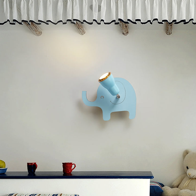 Skørter | Nordic Horn Shape Wall Lamp 1 Head Metal LED Wall Light with Animal for Game Room