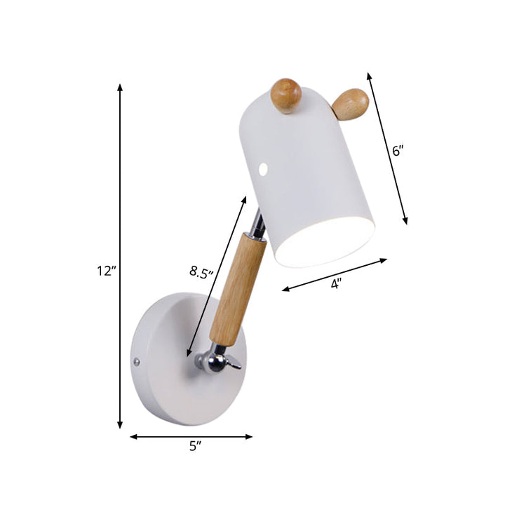 Skørter | Metal Trojan Shape Wall Light 1 Light Scandinavian Style Wall Lamp for Dining Room