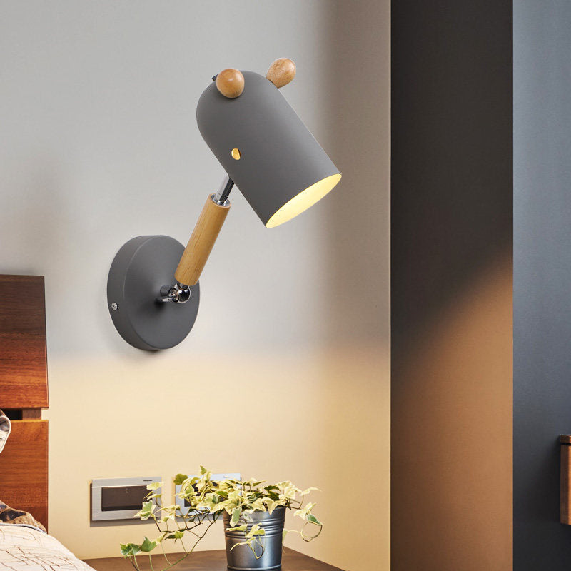 Skørter | Metal Trojan Shape Wall Light 1 Light Scandinavian Style Wall Lamp for Dining Room