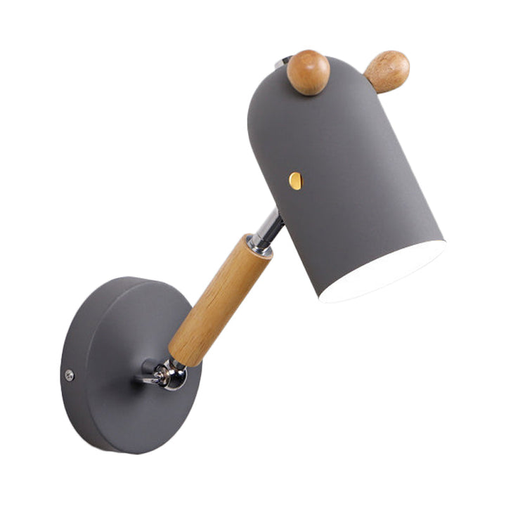 Skørter | Metal Trojan Shape Wall Light 1 Light Scandinavian Style Wall Lamp for Dining Room