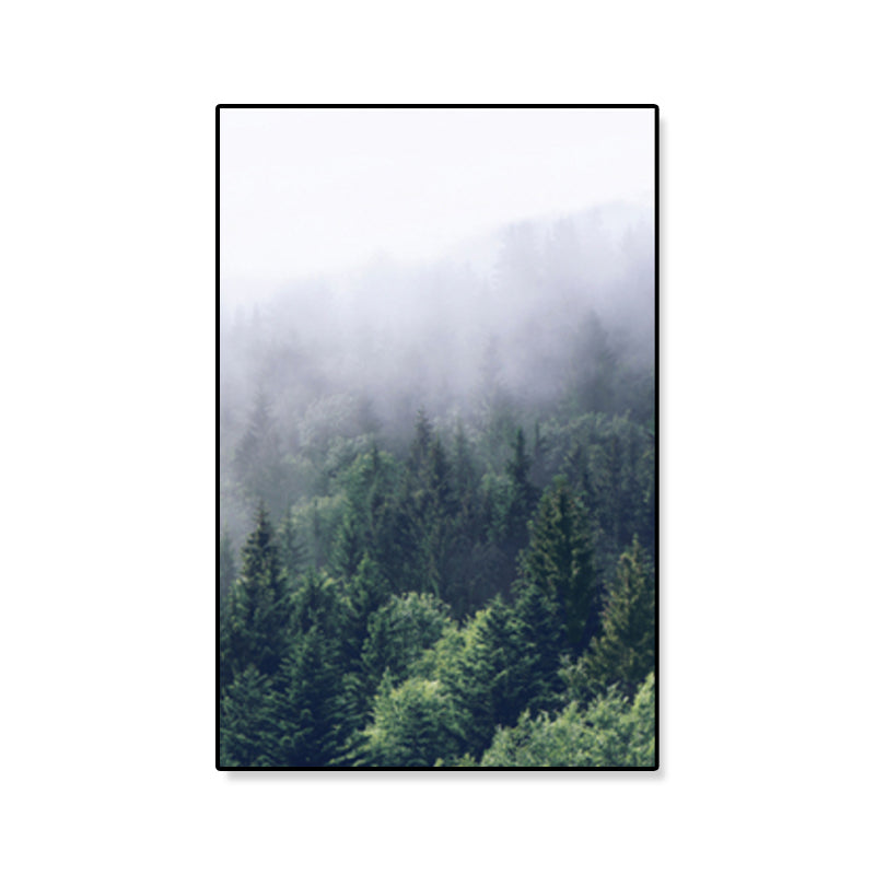 Lisslune | Tropics Natural Landscape Wall Art Living Room Canvas Print in Dark Color, Multiple Sizes