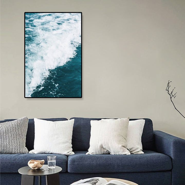 Lisslune | Tropics Natural Landscape Wall Art Living Room Canvas Print in Dark Color, Multiple Sizes