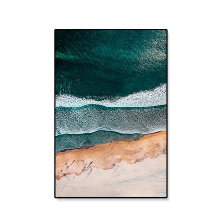 Lisslune | Tropics Natural Landscape Wall Art Living Room Canvas Print in Dark Color, Multiple Sizes