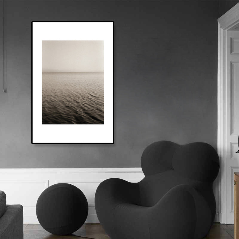 Lisslune | Textured Ocean Surface Wall Art Tropical Canvas Print for Home Decor, Multiple Sizes