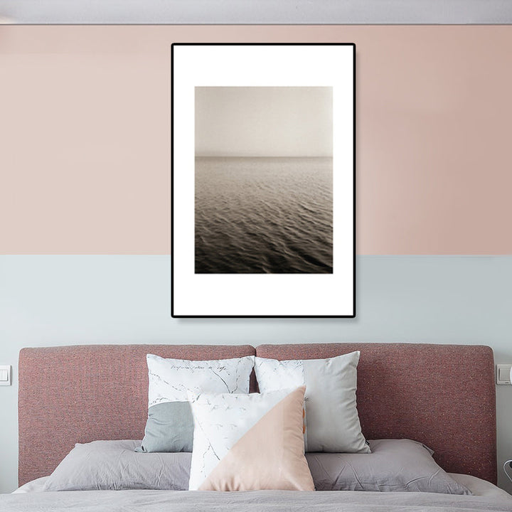 Lisslune | Textured Ocean Surface Wall Art Tropical Canvas Print for Home Decor, Multiple Sizes