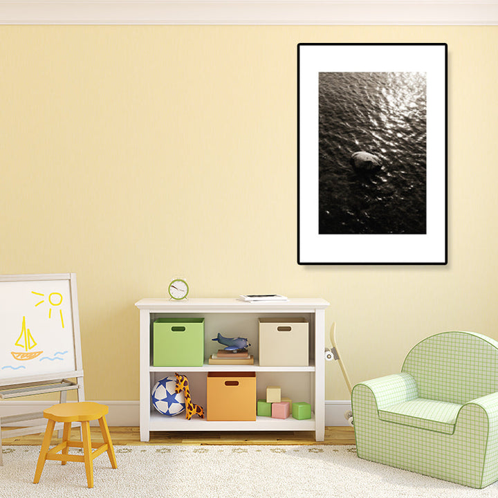 Lisslune | Textured Ocean Surface Wall Art Tropical Canvas Print for Home Decor, Multiple Sizes