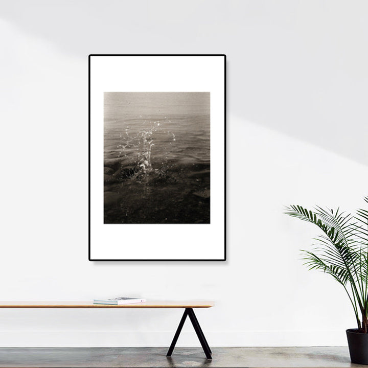 Lisslune | Textured Ocean Surface Wall Art Tropical Canvas Print for Home Decor, Multiple Sizes