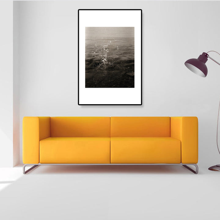 Lisslune | Textured Ocean Surface Wall Art Tropical Canvas Print for Home Decor, Multiple Sizes