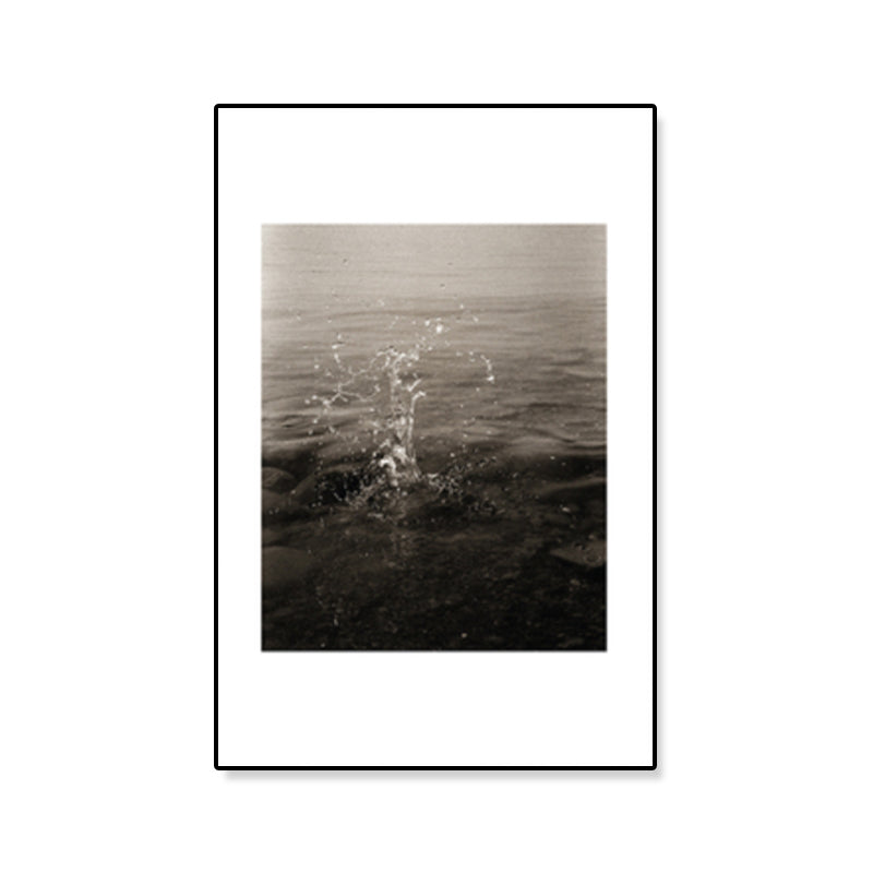 Lisslune | Textured Ocean Surface Wall Art Tropical Canvas Print for Home Decor, Multiple Sizes