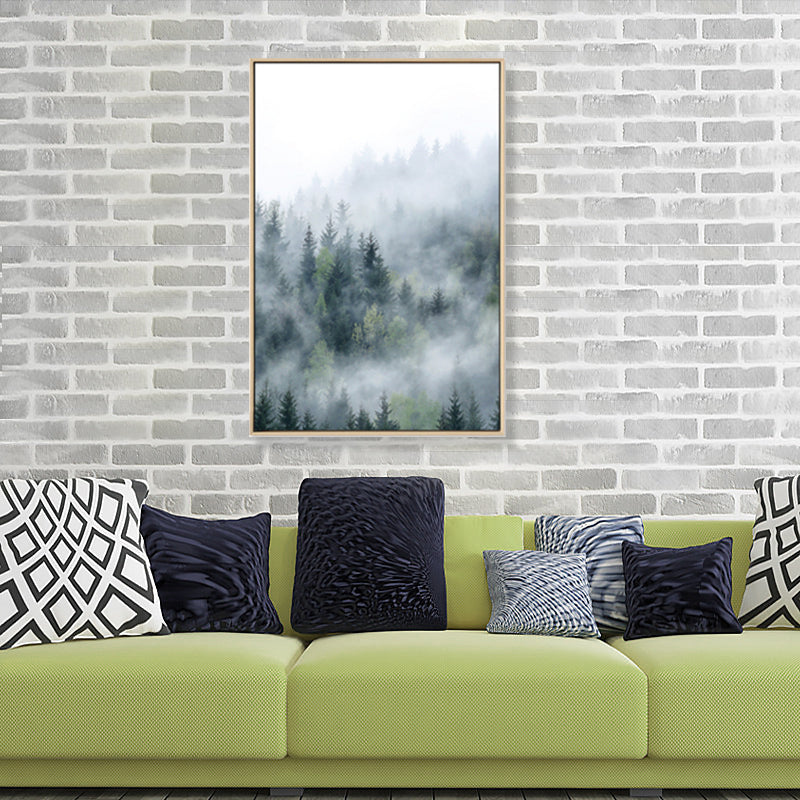 Lisslune | Mysterious Forest Canvas Wall Decoration for Seating Area Photo Landscape Wall Decoration