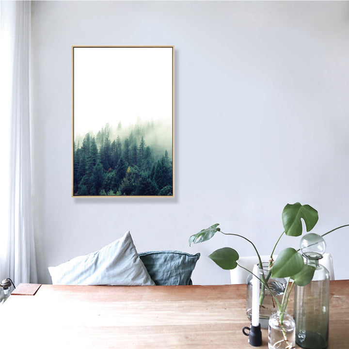 Lisslune | Mysterious Forest Canvas Wall Decoration for Seating Area Photo Landscape Wall Decoration