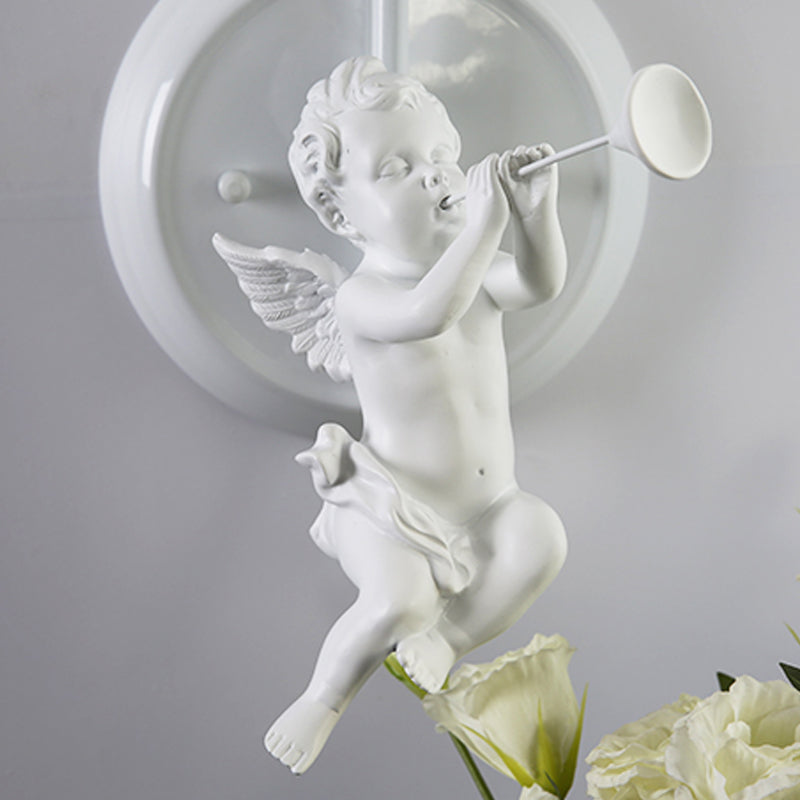 Skørter | Children's Bedroom Little Angel Wall Lamp with Gradient Shade Metal Single Head Wall Lamp