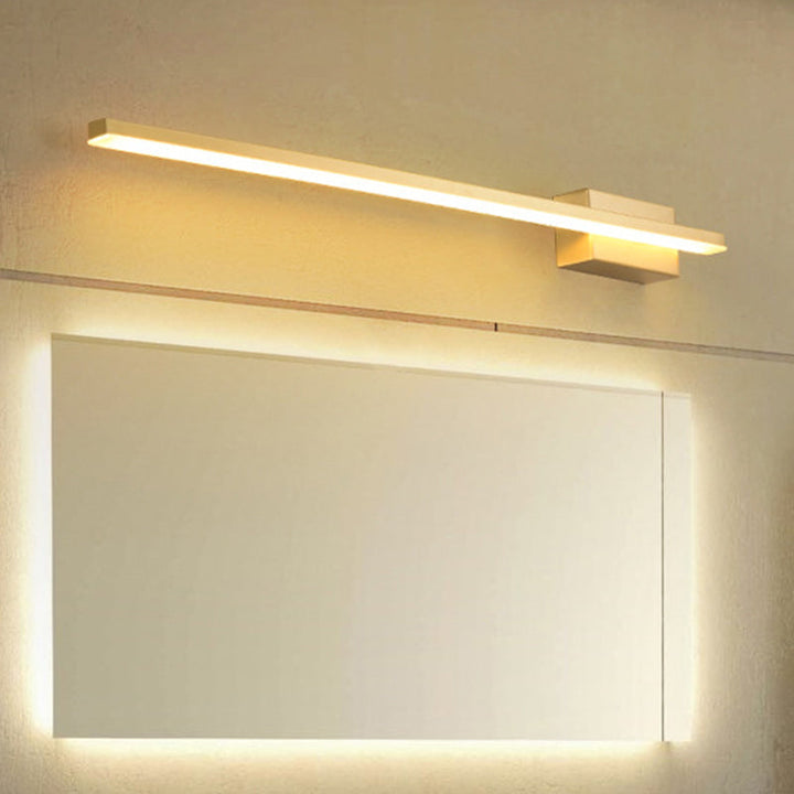 Lisslune | Gold extended wall-mounted lamp contemporary LED metal vanity wall light fixture