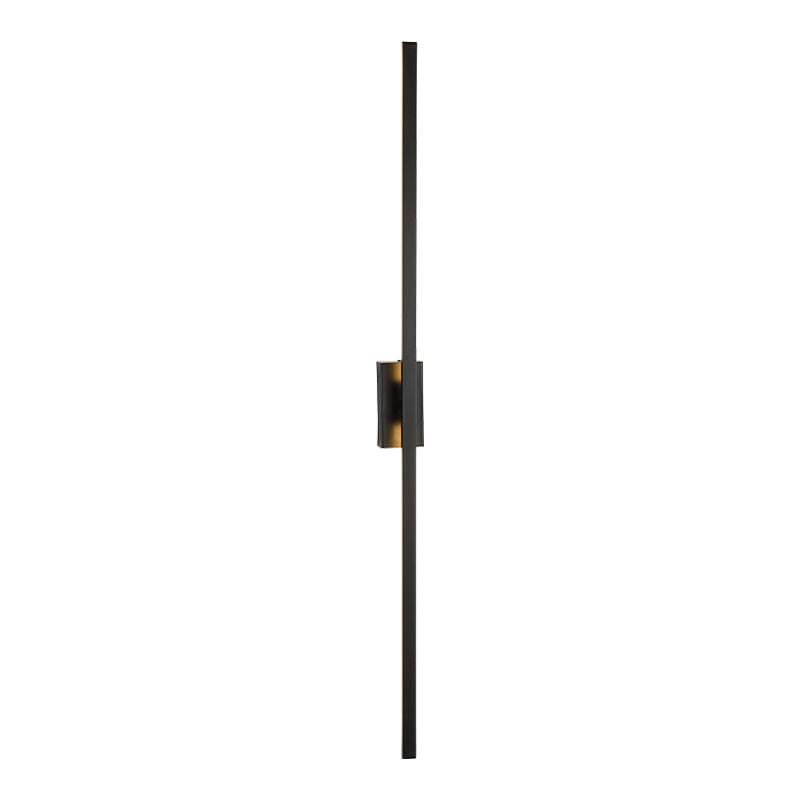 Lisslune | Minimalism Extended Wall Lamp Holder Metal Drawing Room LED Wall Light Light in Black
