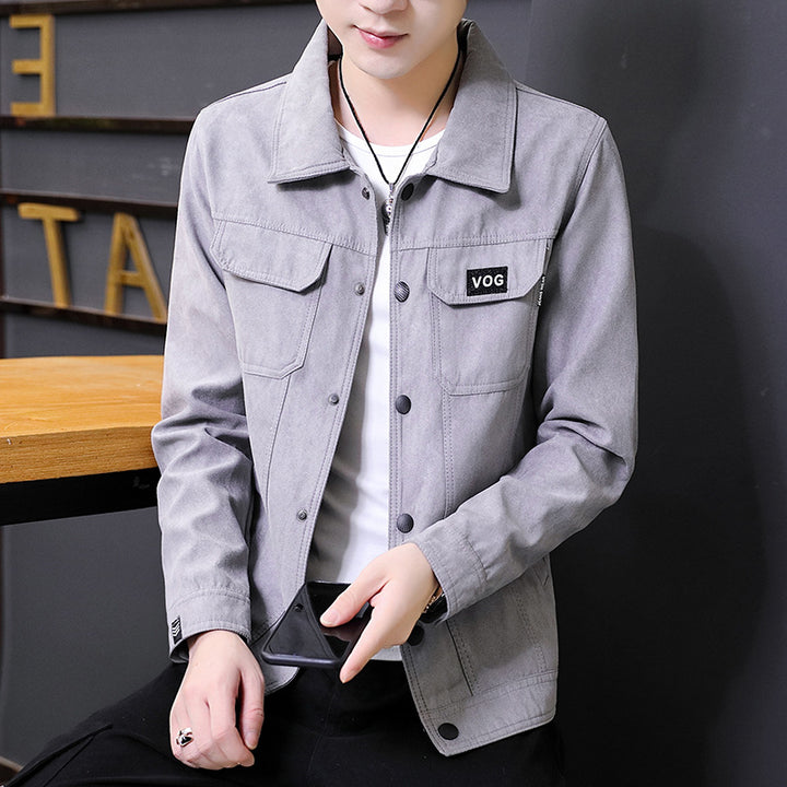 Men's fashionable transitional jacket with practical pockets and stylish accents Lisslune