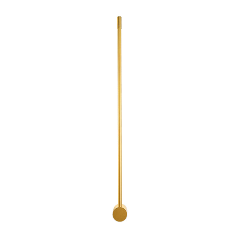 Lisslune | Strip Living Room Wall Sconce Light Metal LED Contemporary Wall Mounted Lamp in Black/Gold