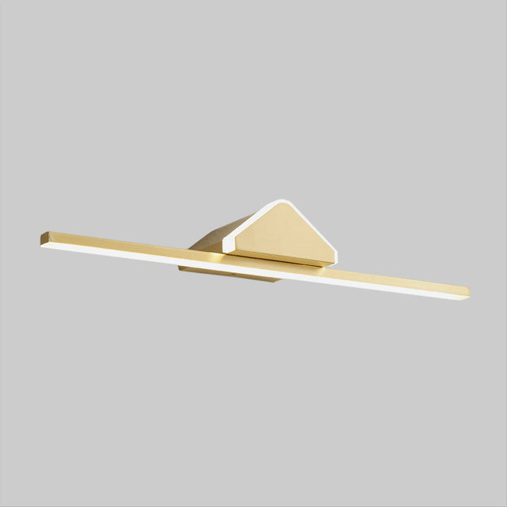 Lisslune | Bar Metallic Wall Mounted Vanity Light Modernism LED Gold Wall Sconce Lighting with Prism Arm