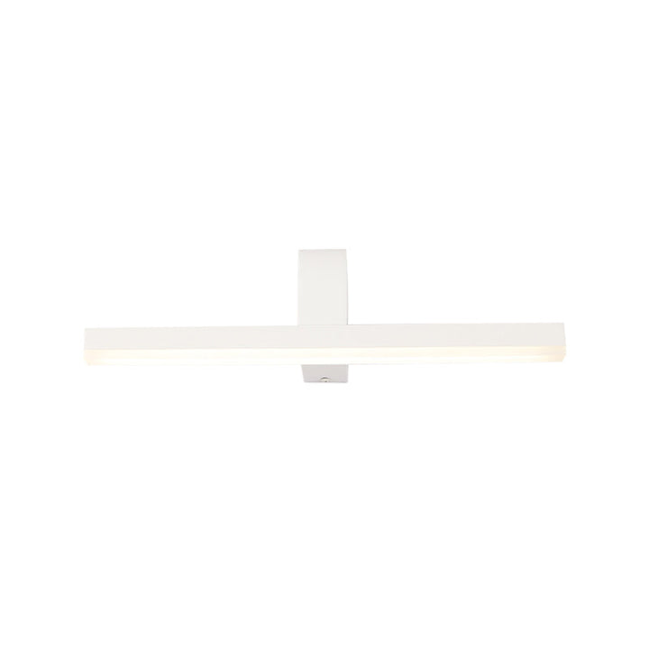 Lisslune | LED Bathroom Mirror Light Modern Style Black/White Wall Lighting Ideas with Slim Metal Shade in Warm/White Light
