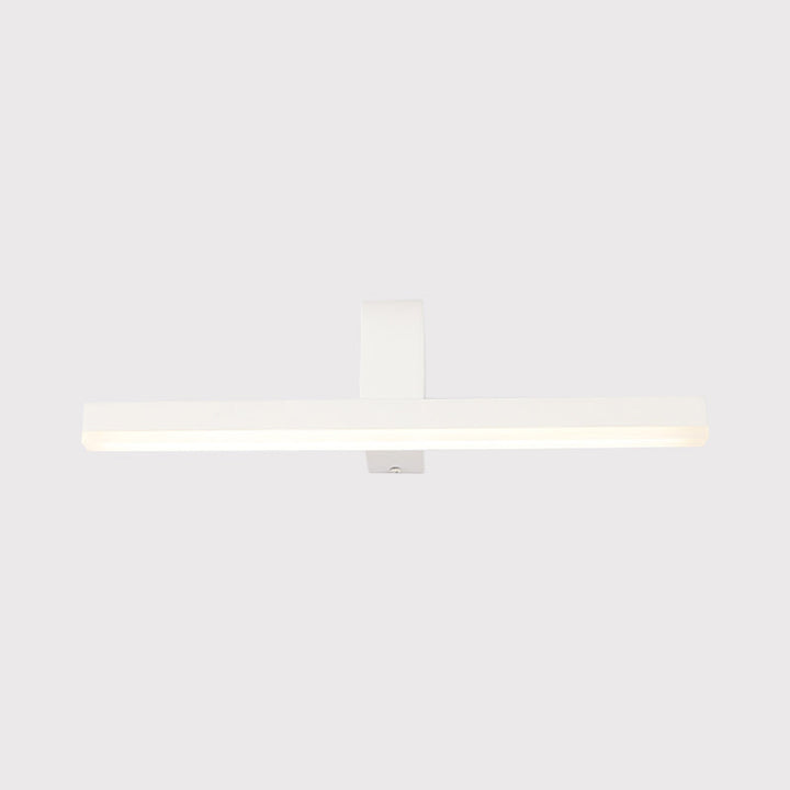 Lisslune | LED Bathroom Mirror Light Modern Style Black/White Wall Lighting Ideas with Slim Metal Shade in Warm/White Light