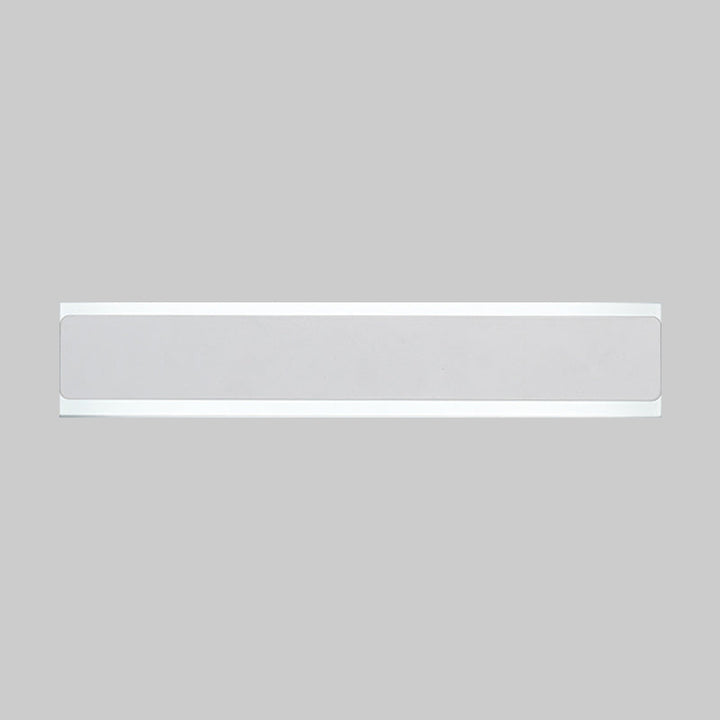 Lisslune | Streamlined LED Wall Lighting Idea Minimalism Metal Bedroom Wall Lamp Light in Black/White