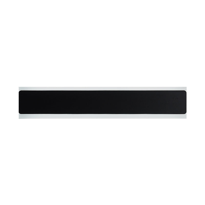 Lisslune | Streamlined LED Wall Lighting Idea Minimalism Metal Bedroom Wall Lamp Light in Black/White