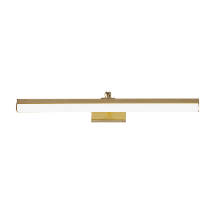 Lisslune | Brass extended wall-mounted lamp Simplicity LED metal mirror wall light fixture