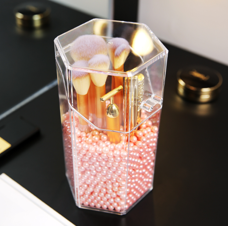 Rynx Pearl Jewelry Brush Organizer