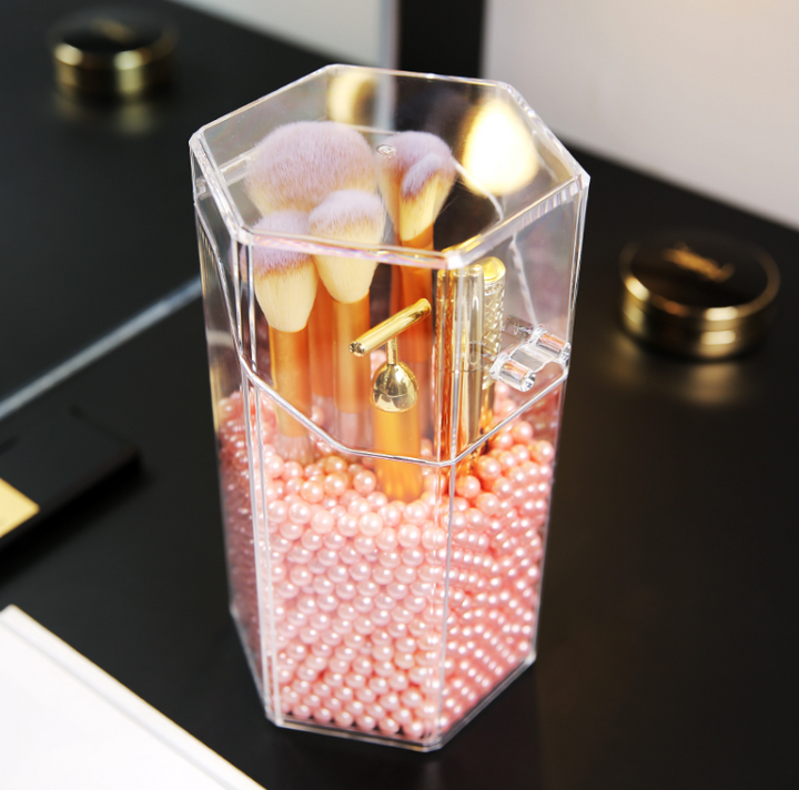 Rynx Pearl Jewelry Brush Organizer
